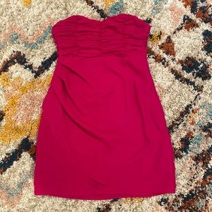 Windsor Fushcia Mini strapless dress size small
